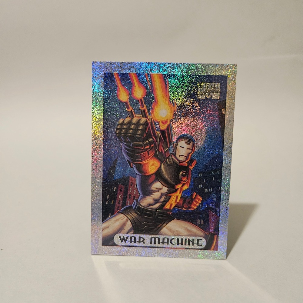 1994 Marvel Universe War Machine Limited Edition Holofoil 10 of 10 Trading Card